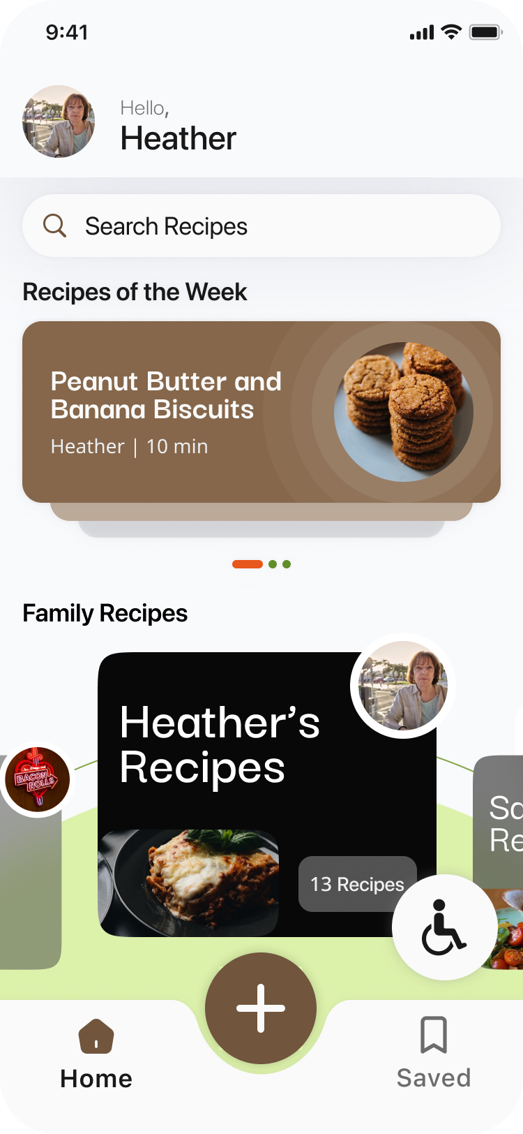 Home screen